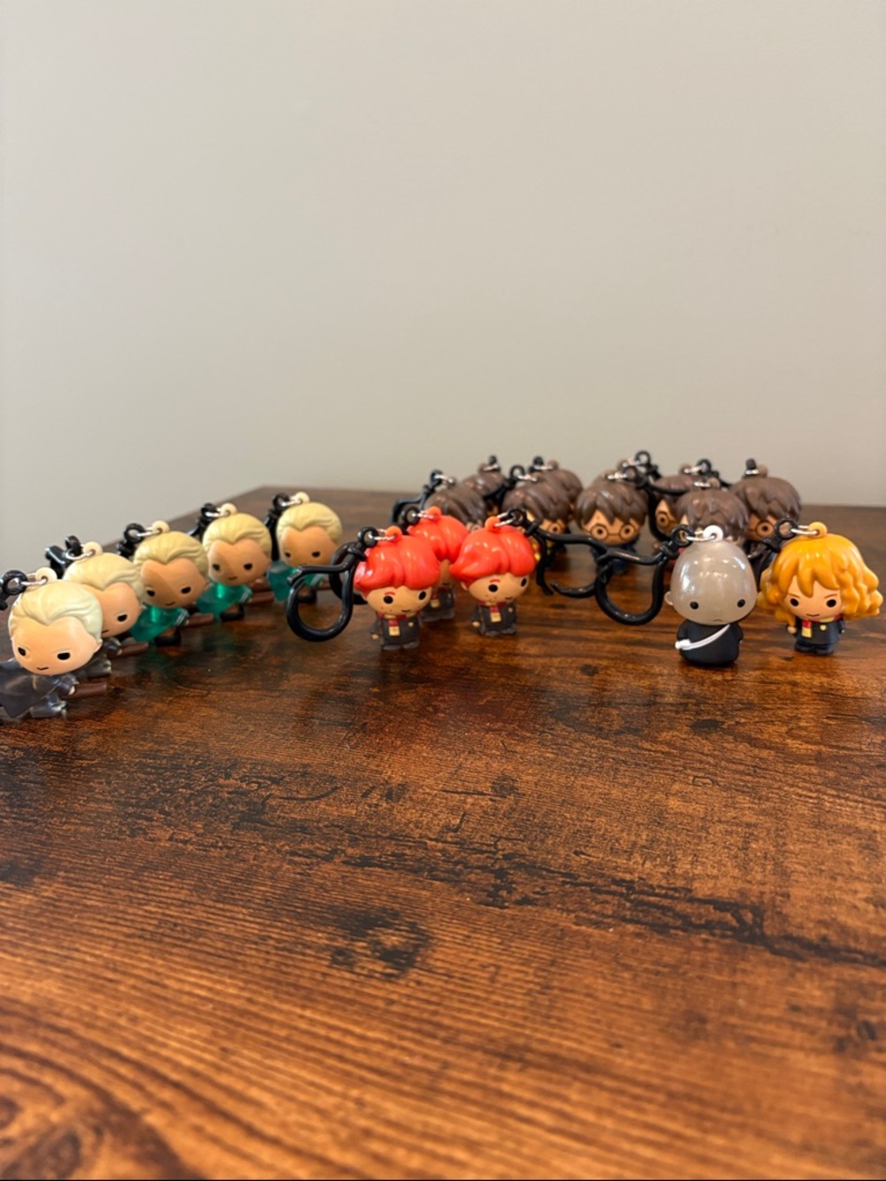 Harry‎ Potter Keychain Set - 19 - Ron Weasley, Hermione, Voldemort, Draco Malfoy